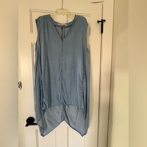 Rachel Roy chambray high low dress